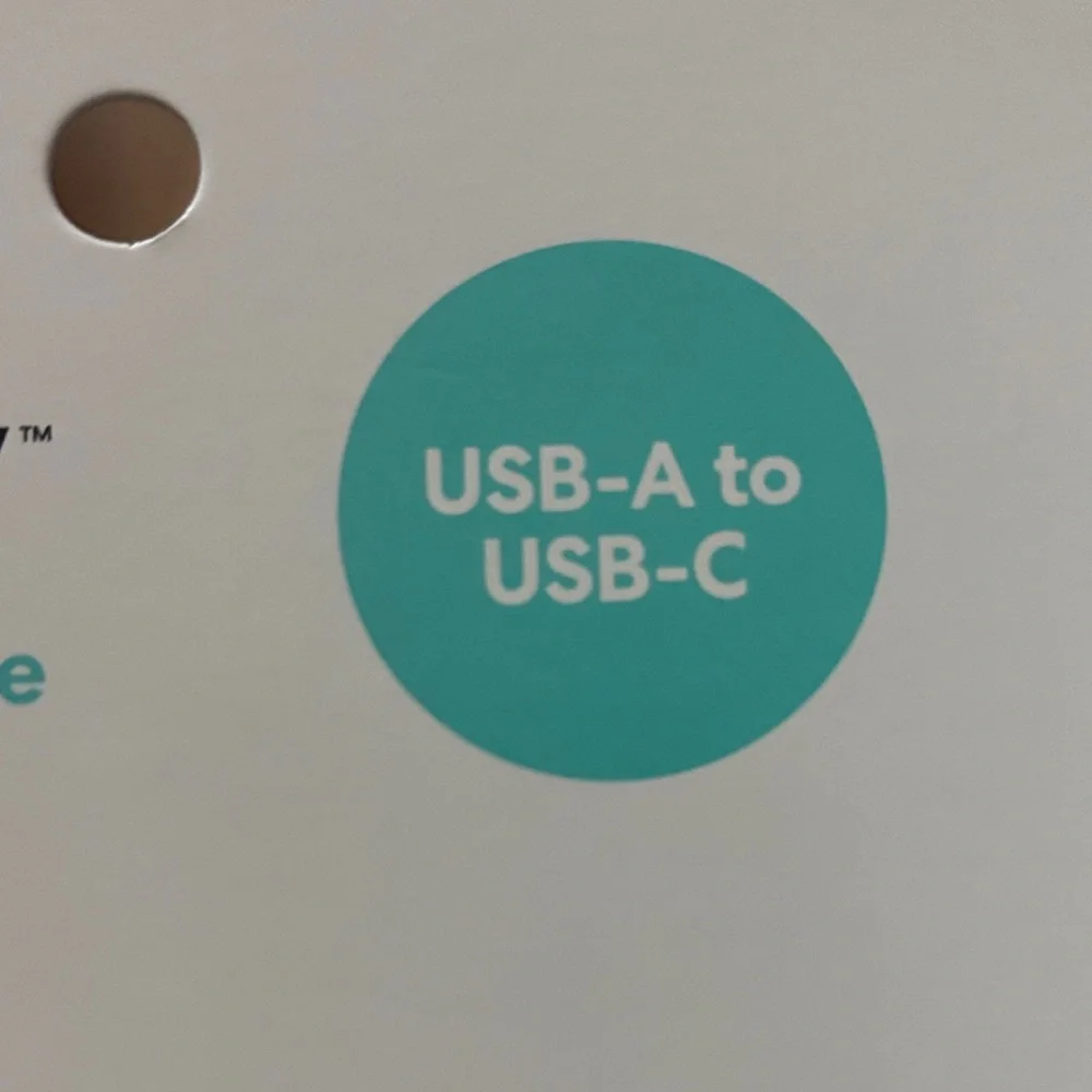 Deal Worthy Black USB-A to USB-C Charging Cable NIN